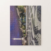 Lissabon Portugal Rossio Square Vakantie Souvenir Legpuzzel (Verticaal)