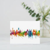 Lissabon Portugal Skyline Briefkaart (Staand voorkant)