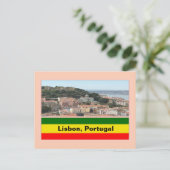 Lissabon, Portugal Skyline Briefkaart (Staand voorkant)