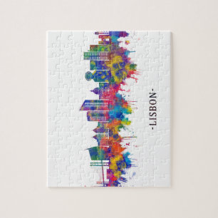 Lissabon Portugal Skyline Legpuzzel