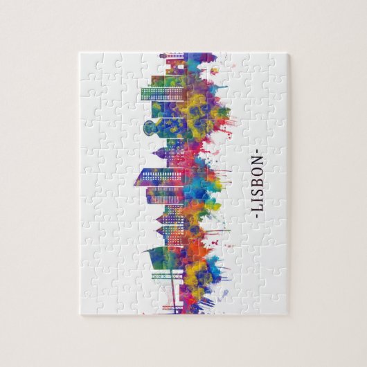 Lissabon Portugal Skyline Legpuzzel (Verticaal)