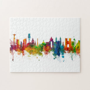 Lissabon Portugal Skyline Legpuzzel