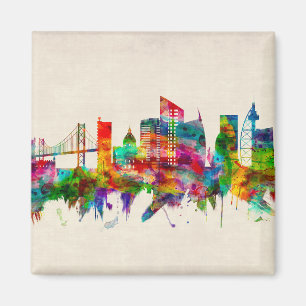 Lissabon Portugal Skyline Magneet