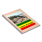 Lissabon, Portugal Skyline Notitieboek (Rechterzijde)