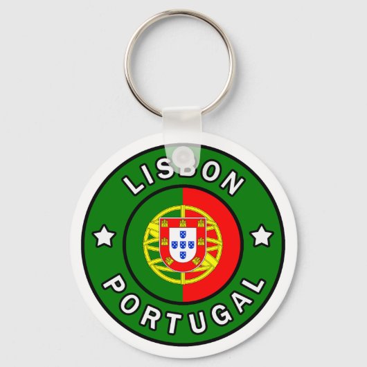 Lissabon Portugal sleutelhanger (Voorkant)