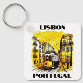 Lissabon, Portugal Sleutelhanger (Voorkant)