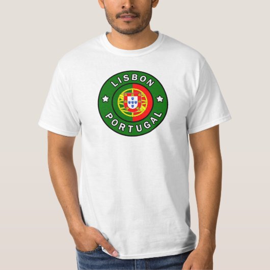 Lissabon Portugal T-shirt (Voorkant)
