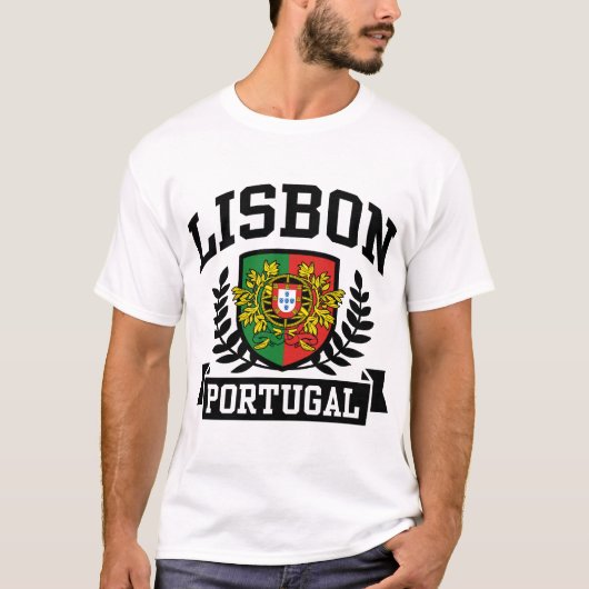 Lissabon Portugal T-shirt (Voorkant)
