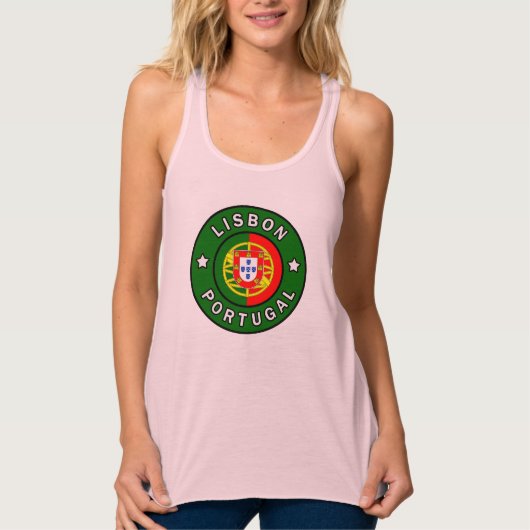 Lissabon Portugal Tanktop (Voorkant)