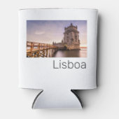 Lissabon Portugal Torre de Belém Sunset Holiday Blikjeskoeler (Voorkant)