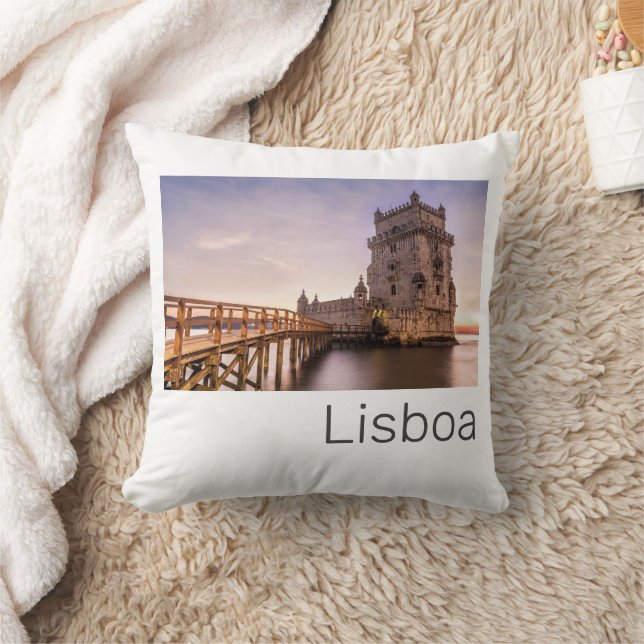 Lissabon Portugal Torre de Belém Sunset Holiday Kussen (Deken)