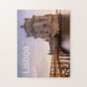 Lissabon Portugal Torre de Belém Sunset Holiday Legpuzzel (Verticaal)