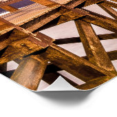 Lissabon Portugal Torre de Belém Sunset Holiday Perfect Poster (Hoek)