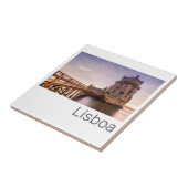 Lissabon Portugal Torre de Belém Sunset Holiday Tegeltje (Zijkant)