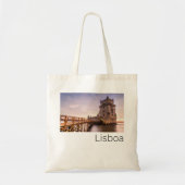 Lissabon Portugal Torre de Belém Sunset Holiday Tote Bag (Voorkant)