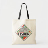 Lissabon Portugal Tote Bag (Voorkant)