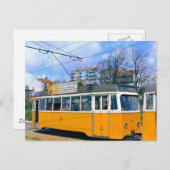 Lissabon Portugal Tram 1964 Briefkaart (Voorkant / Achterkant)