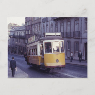 Lissabon Portugal Tram 1965 Briefkaart