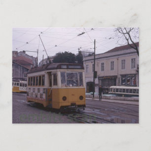 Lissabon Portugal Tram 1969 Briefkaart