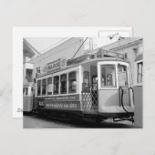 Lissabon Portugal Tram 1969 Briefkaart (Voorkant / Achterkant)