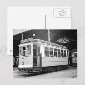 Lissabon Portugal Tram 1969 Briefkaart (Voorkant / Achterkant)