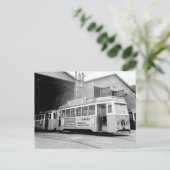 Lissabon Portugal Tram 1969 Briefkaart (Staand voorkant)