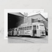 Lissabon Portugal Tram 1969 Briefkaart (Voorkant / Achterkant)