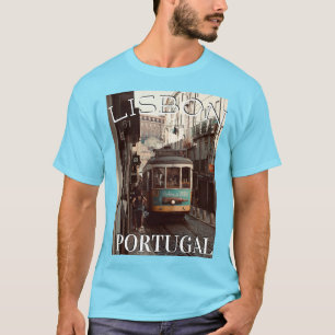 Lissabon Portugal Tram Trolley T-shirt