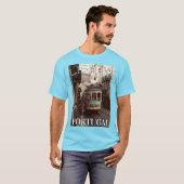 Lissabon Portugal Tram Trolley T-shirt (Voorkant volledig)