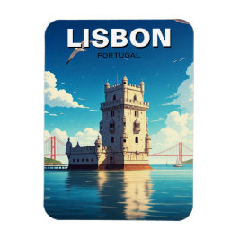 Lissabon Portugal Travel Belem Tower Magneet