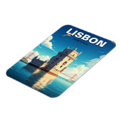 Lissabon Portugal Travel Belem Tower Magneet (Linkerzijde)