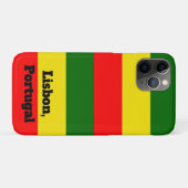 Lissabon, Portugal, vlaggenstaven Case-Mate iPhone Case (Achterkant (horizontaal))