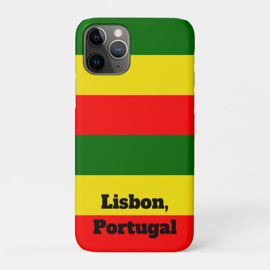 Lissabon, Portugal, vlaggenstaven Case-Mate iPhone Case (Achterkant)