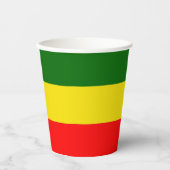 Lissabon, Portugal, vlaggenstaven Papieren Bekers (Voorkant)