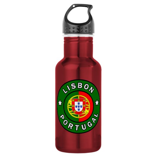 Lissabon Portugal Waterfles (Voorkant)