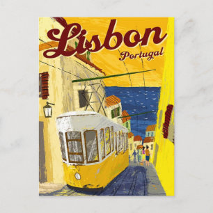 Lissabon-   Portugalbriefkaart voor reizen Briefkaart