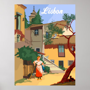 Lissabon Poster