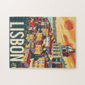 Lissabon Reisadvertentie Legpuzzel (Horizontaal)
