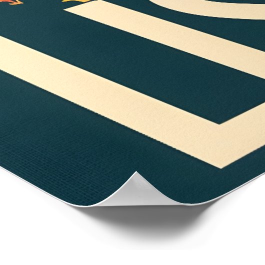 Lissabon Reisadvertentie Poster (Hoek)