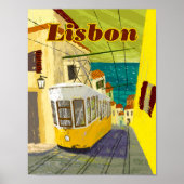 Lissabon-reisposter: 8,5 x 11 inch poster (Voorkant)