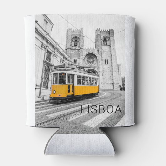 Lissabon Retro Tram Portugal  Streetcar Blikjeskoeler (Achterkant)