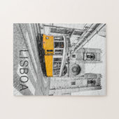Lissabon Retro Tram Portugal  Streetcar Legpuzzel (Horizontaal)