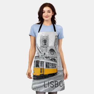 Lissabon Retro Tram Portugal Streetcar Schort