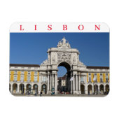Lissabon Rua Augusta Arch fridge magnet Magneet (Horizontaal)