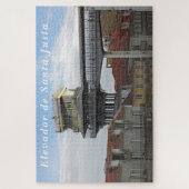 Lissabon. Santa Justa Lift. Legpuzzel (Verticaal)