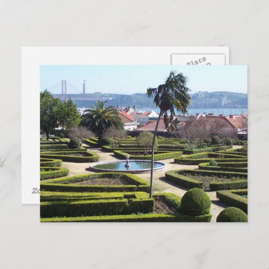 Lissabon-scène 2 briefkaart (Voorkant / Achterkant)