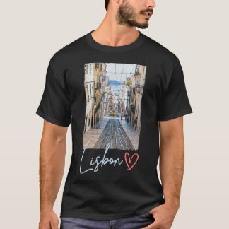 Lissabon-shirt, Lissabon-Shirt, Lissabon-cadeau, L T-shirt
