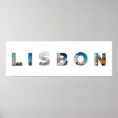 lissabon - stad portugal - symbool poster (Voorkant)