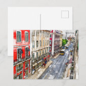 Lissabon Street Briefkaart (Voorkant / Achterkant)