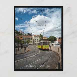 Lissabon Street, Portugal Briefkaart